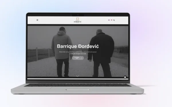 Barrique Đorđević — sajt för en tillverkare av ekfat