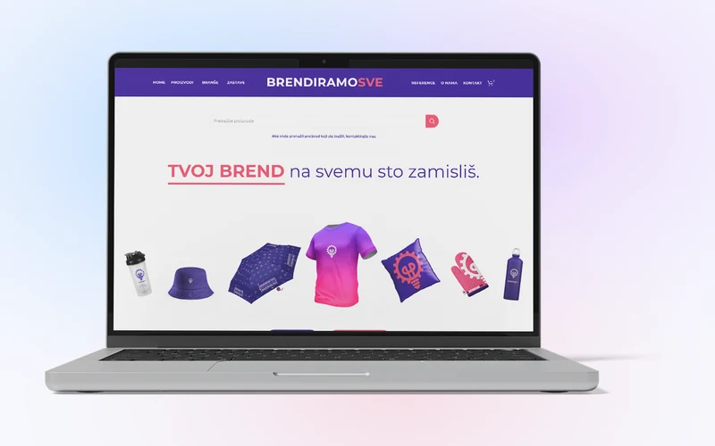 Brendiramo Sve — webbshop för profilprodukter