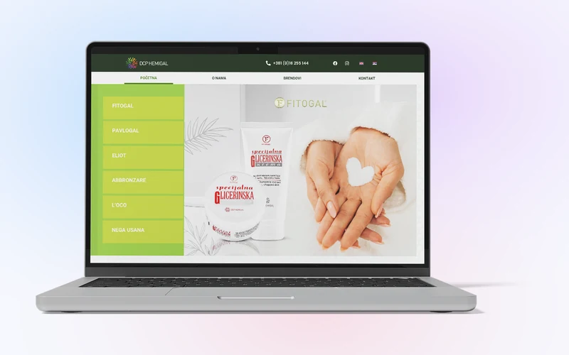DCP Hemigal — webbshop för kemisk-teknisk tillverkning