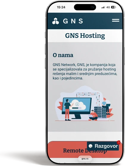 GNS Hosting i mobilen
