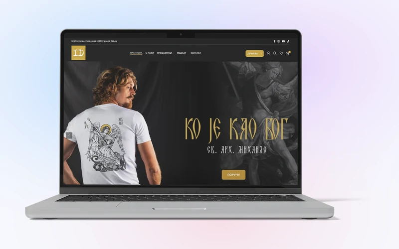 Identitet — webbshop för kläder