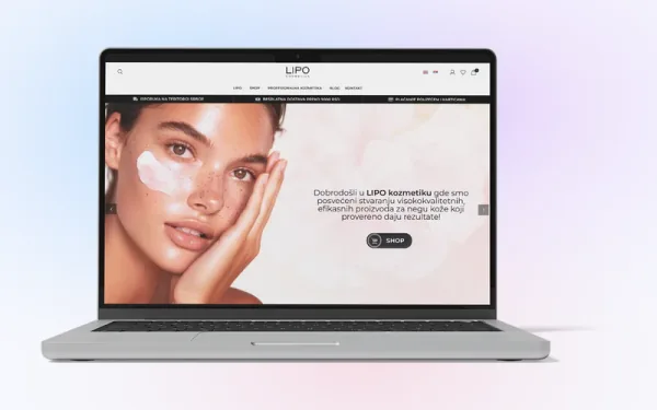 Lipo Kozmetika — webbshop för kosmetik