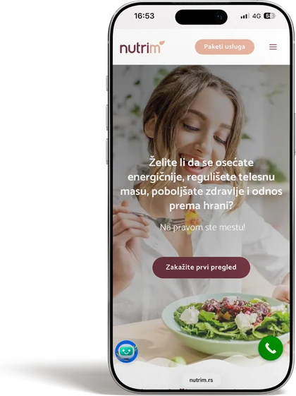 NutriM i mobilen