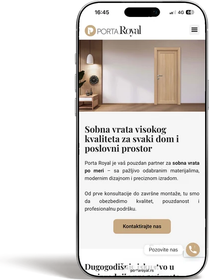 Porta Royal i mobilen