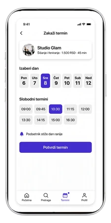 Termin i mobilen