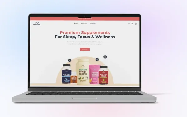Up&Down Supplements — Shopify-butik för kosttillskott